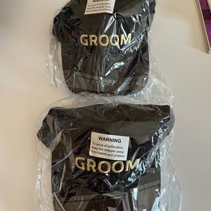 Black Groom Baseball Cap